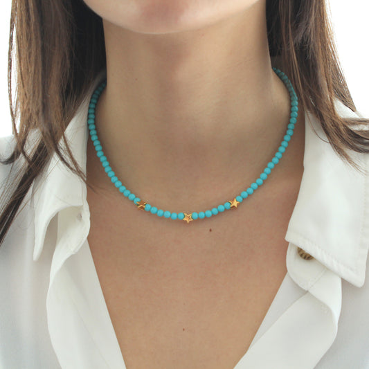 Turquoise Stone Necklace