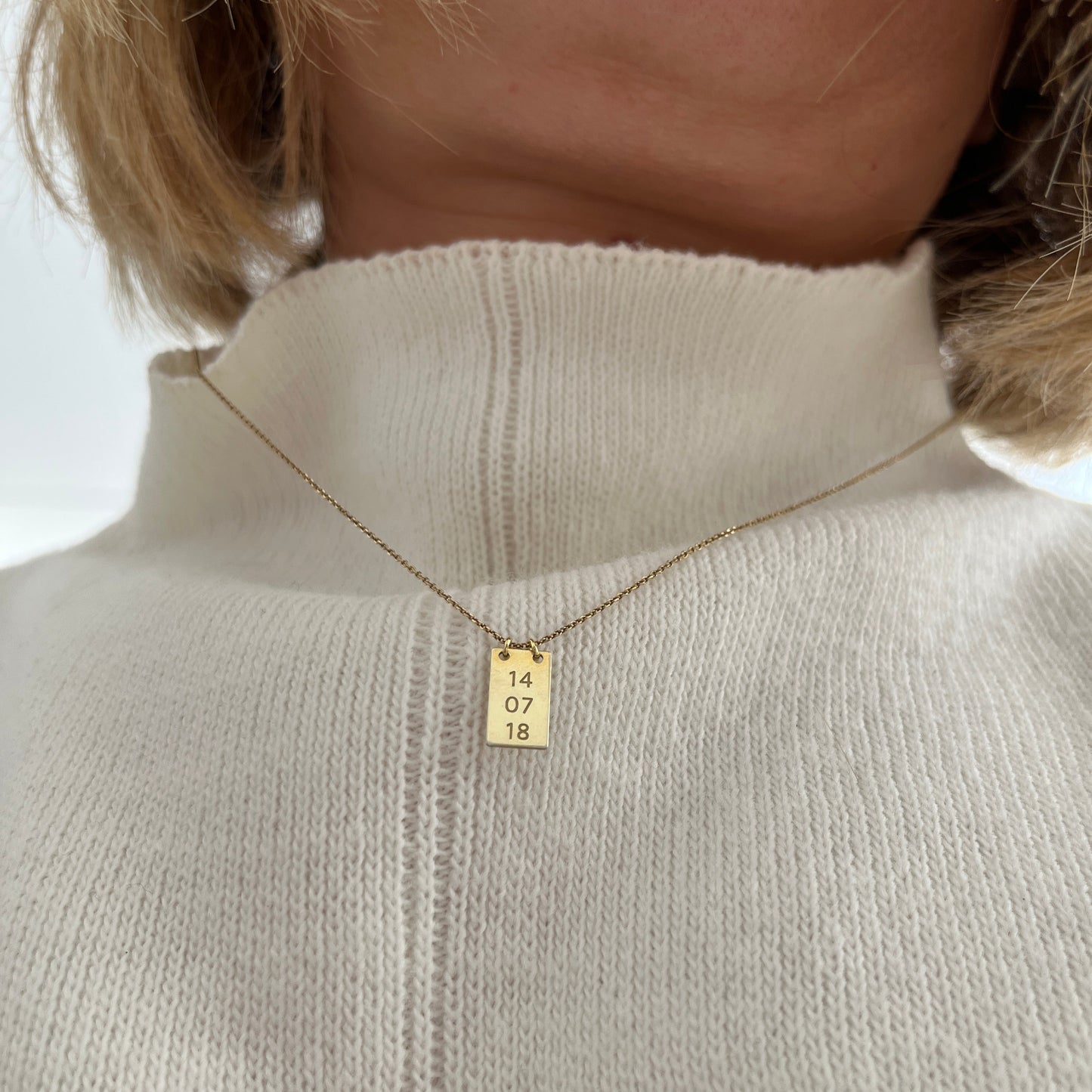 Tiny Tag Necklace