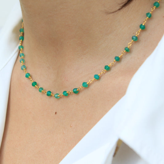 Short Rosary Necklace