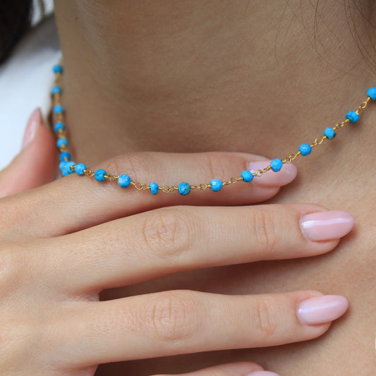 Short Rosary Necklace