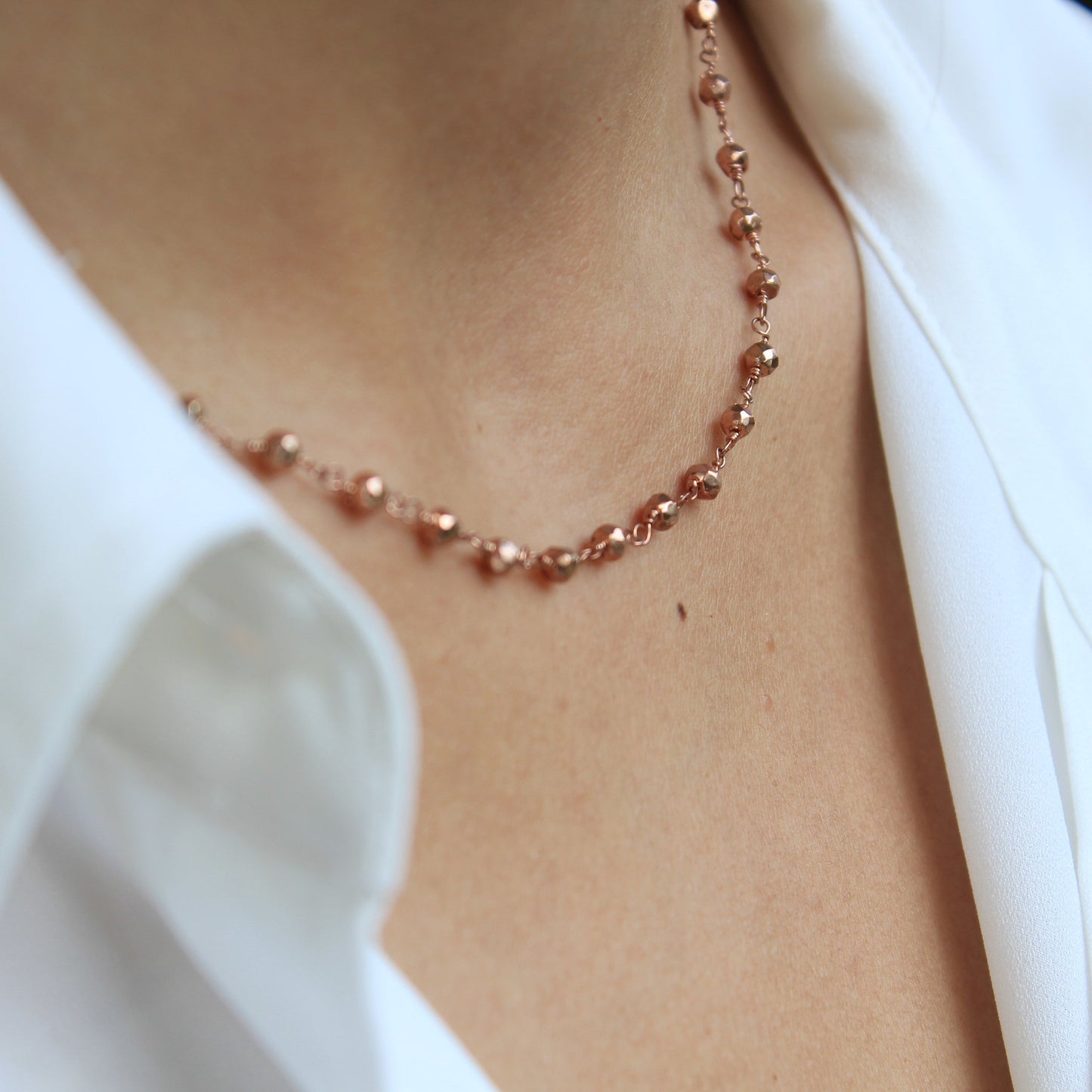 Short Rosary Necklace