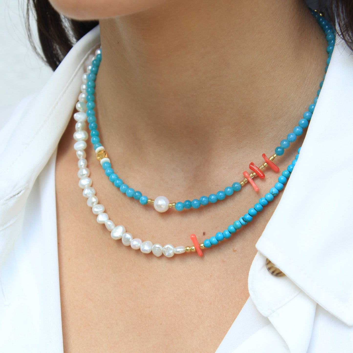 Coralia Necklace