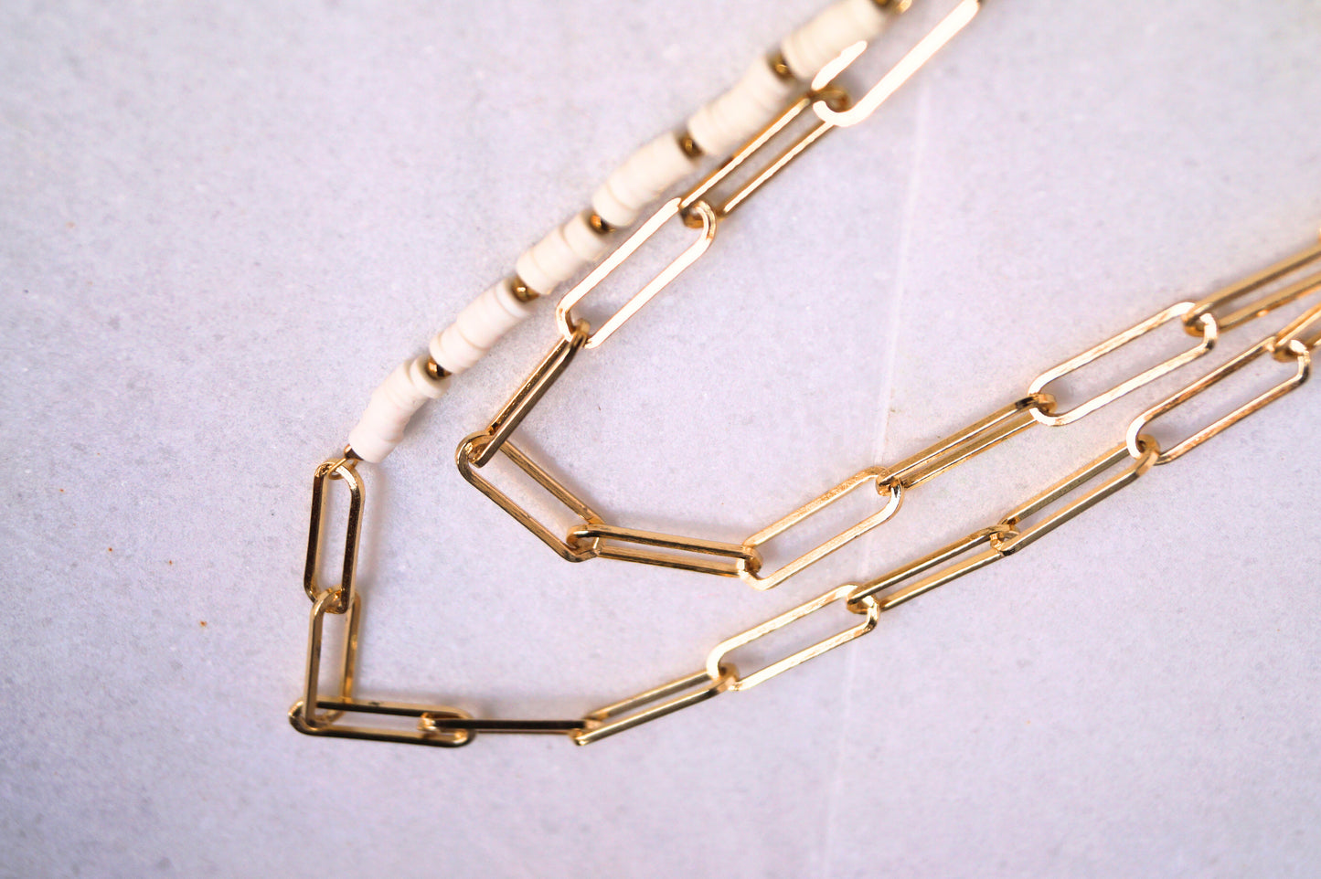 PaperClip Long Necklace