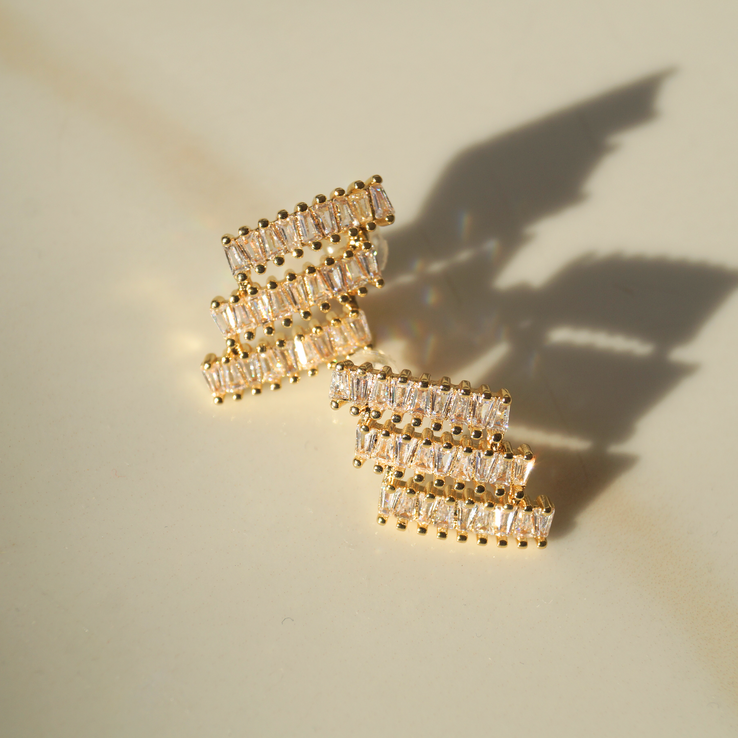 Triple Stud Earring