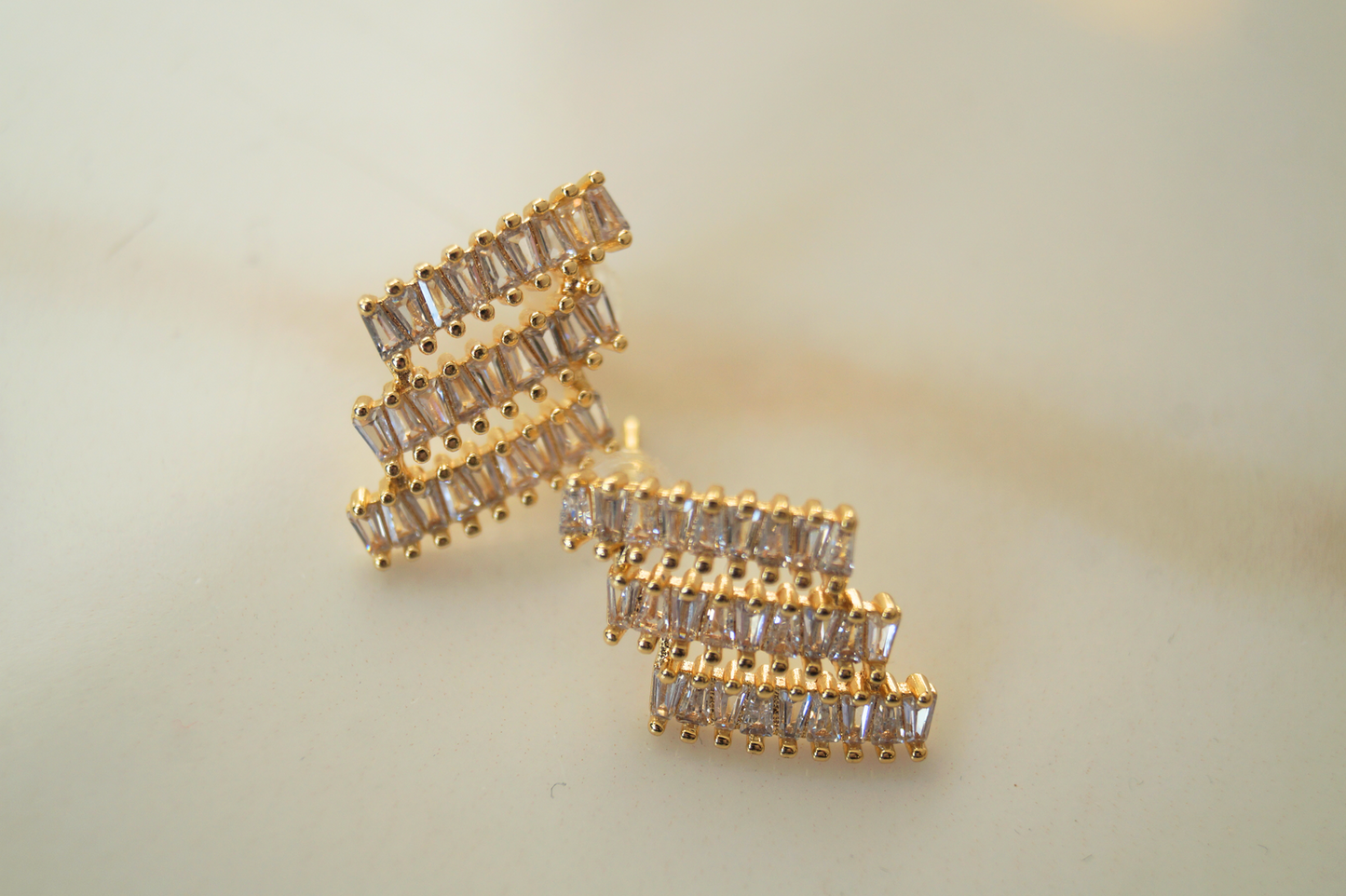 Triple Stud Earring