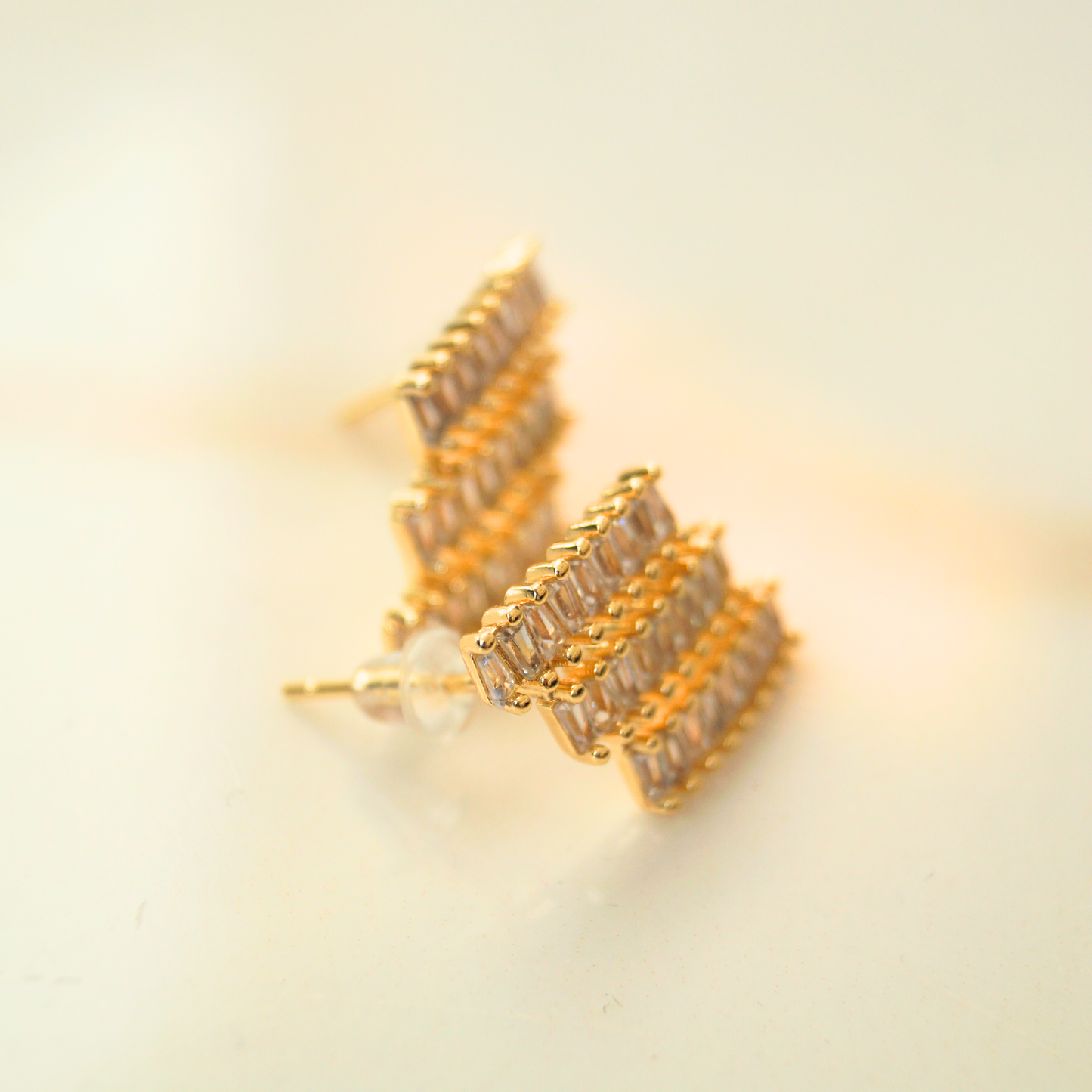 Triple Stud Earring