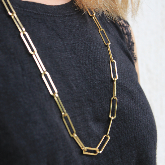 Paperclip Chain Necklace