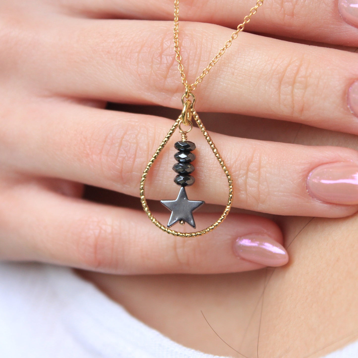 Star Drop Necklace