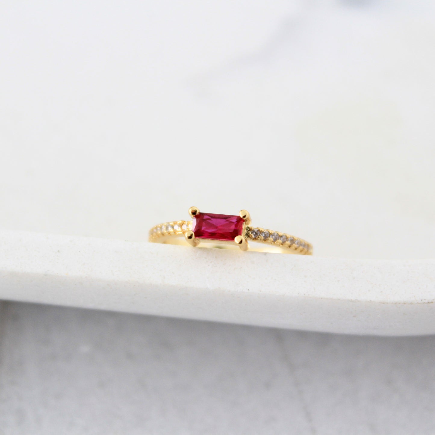 Cobalt Blue Stone Ring