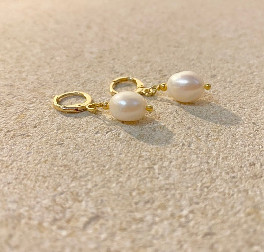 Pearl Hoops