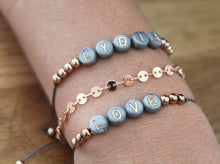 Load image into Gallery viewer, Beaded Name Bracelet
