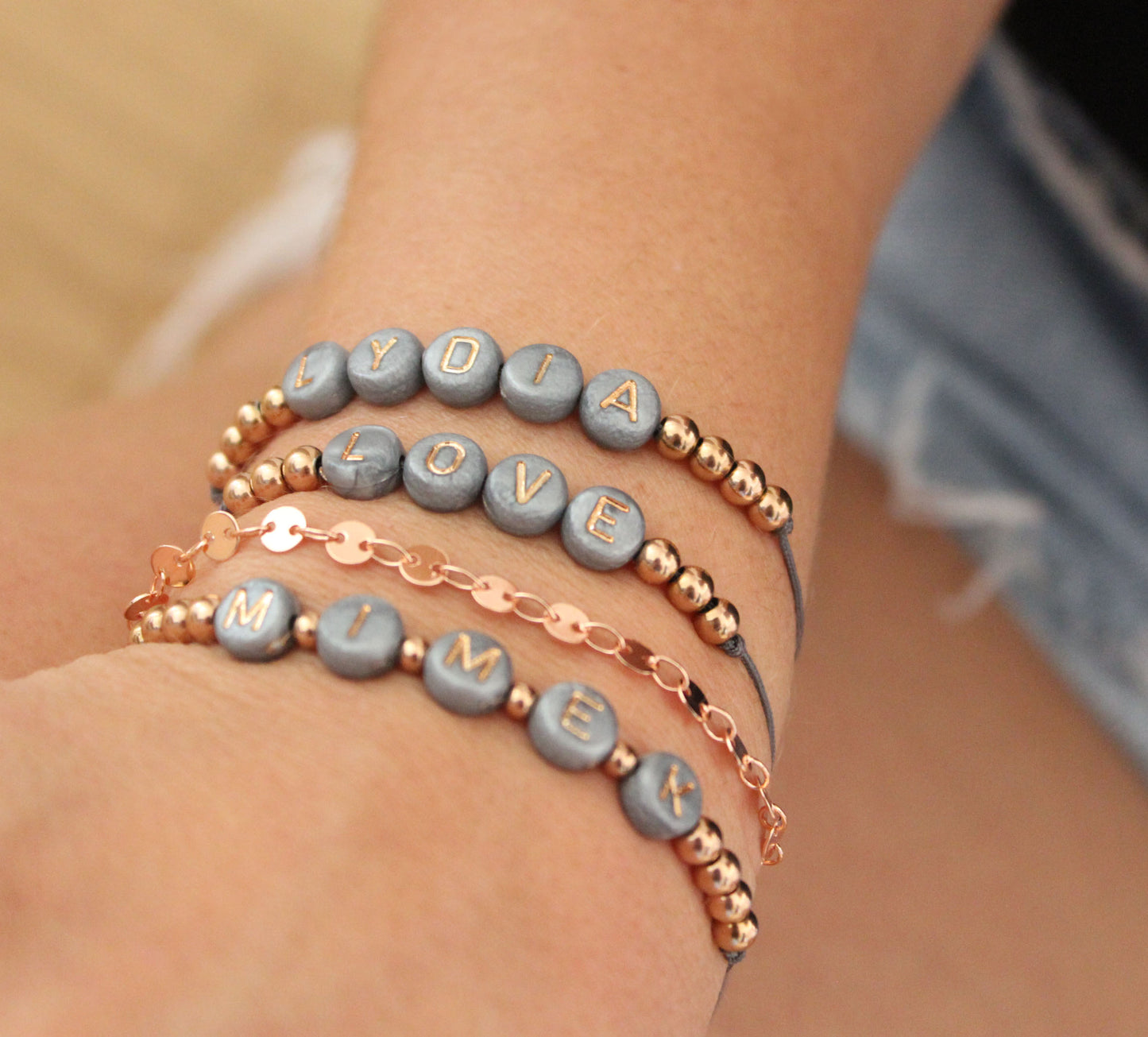 Beaded Name Bracelet