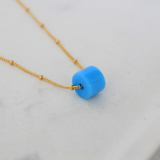 Blue Satellite Necklace