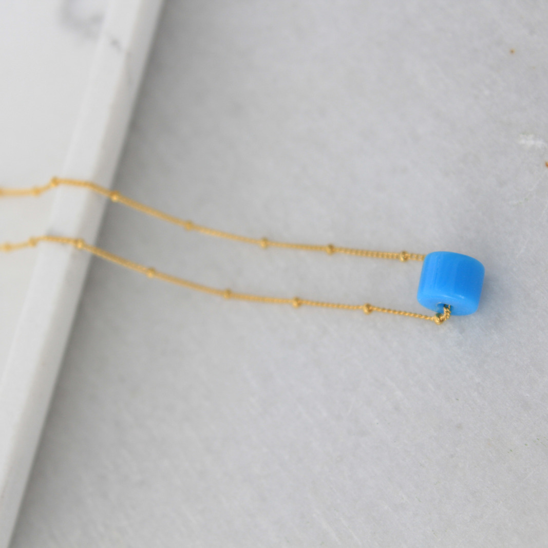 Blue Satellite Necklace