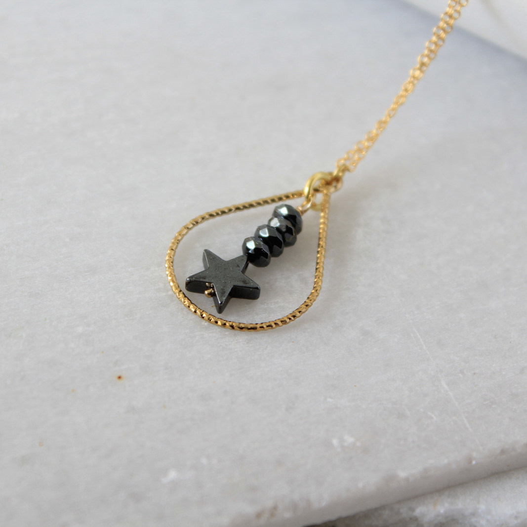 Star Drop Necklace