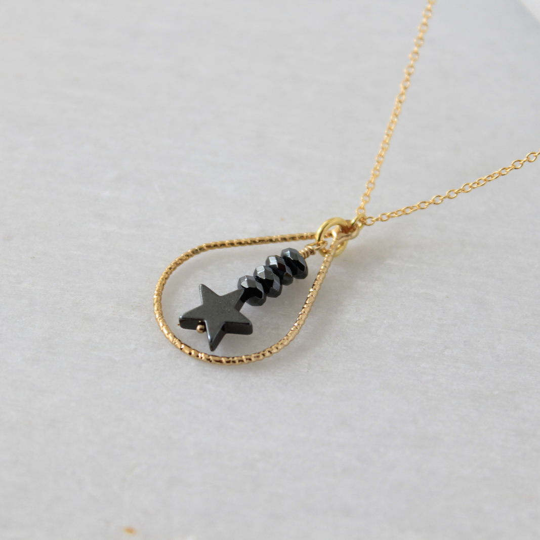 Star Drop Necklace
