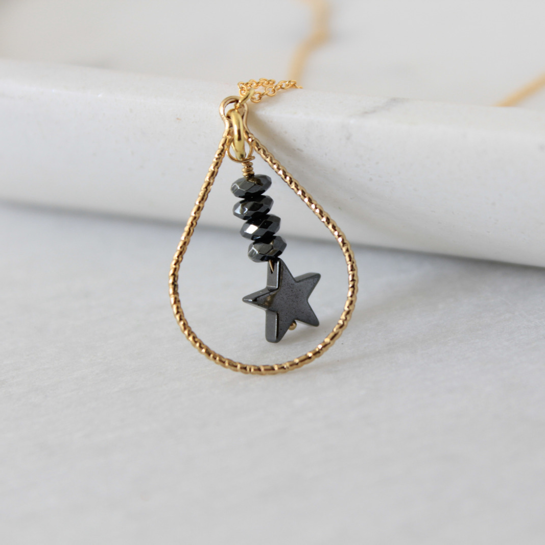 Star Drop Necklace