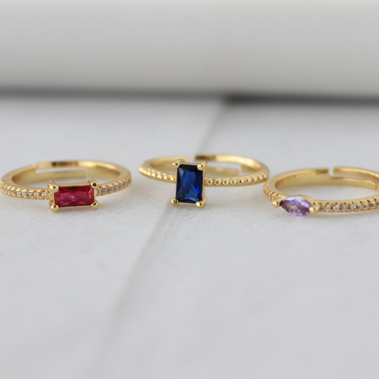 Cobalt Blue Stone Ring