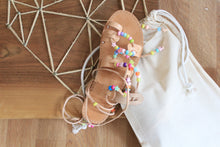 Load image into Gallery viewer, White Gladiator Sandals
