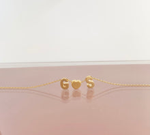 Load image into Gallery viewer, Two Initial Heart Necklace
