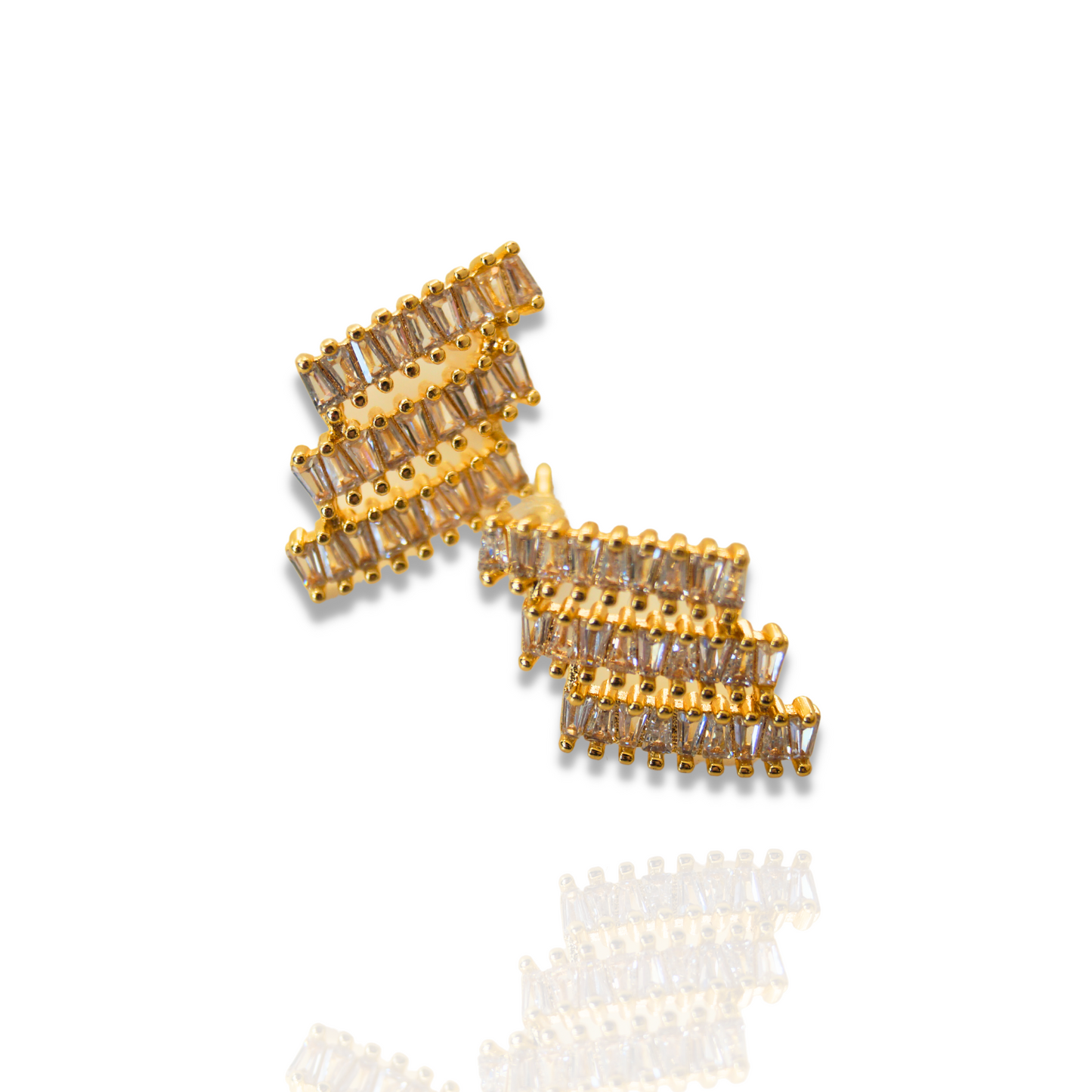 Triple Stud Earring