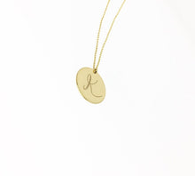 Load image into Gallery viewer, Engraved Letter Necklace
