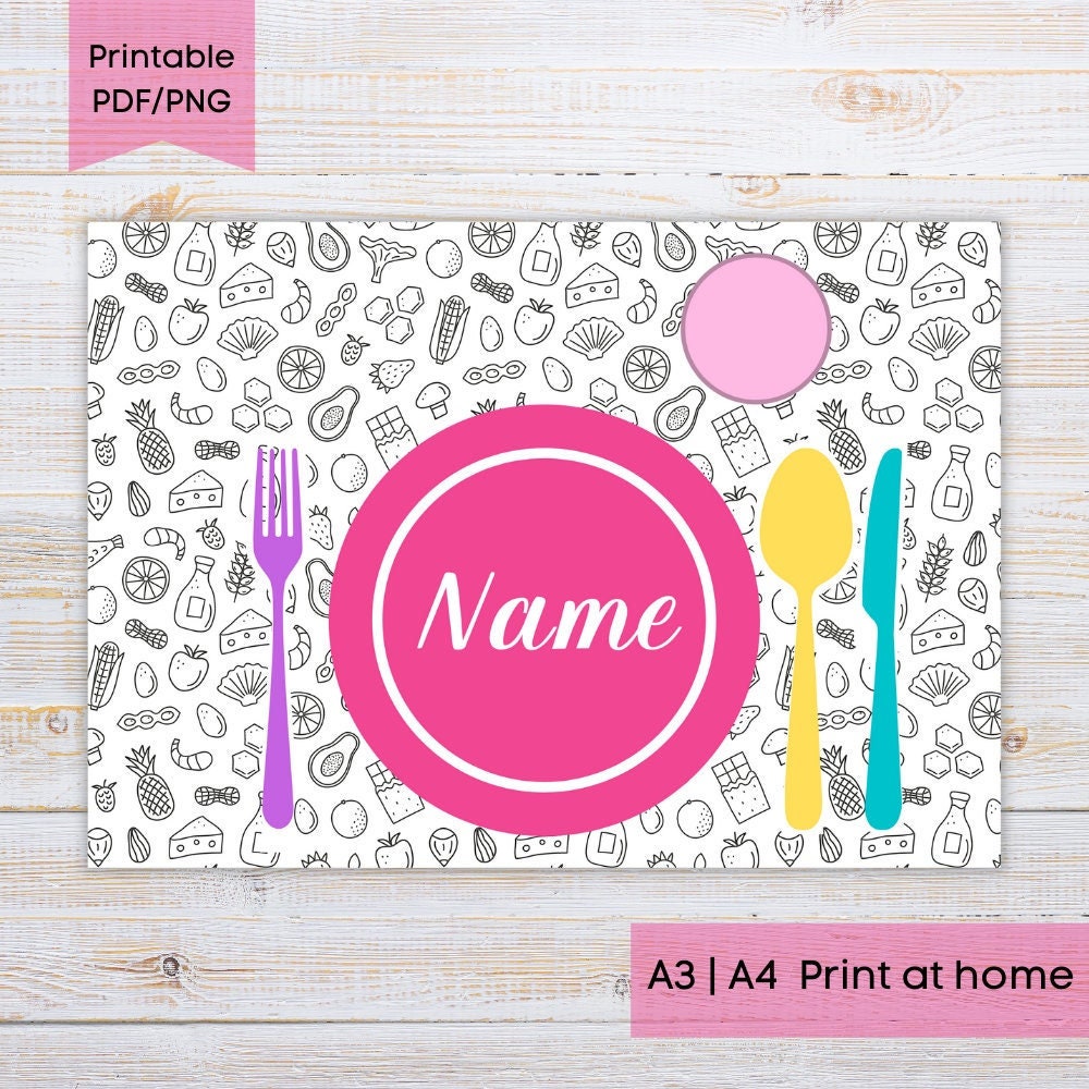 Montessori Blue Placemat
