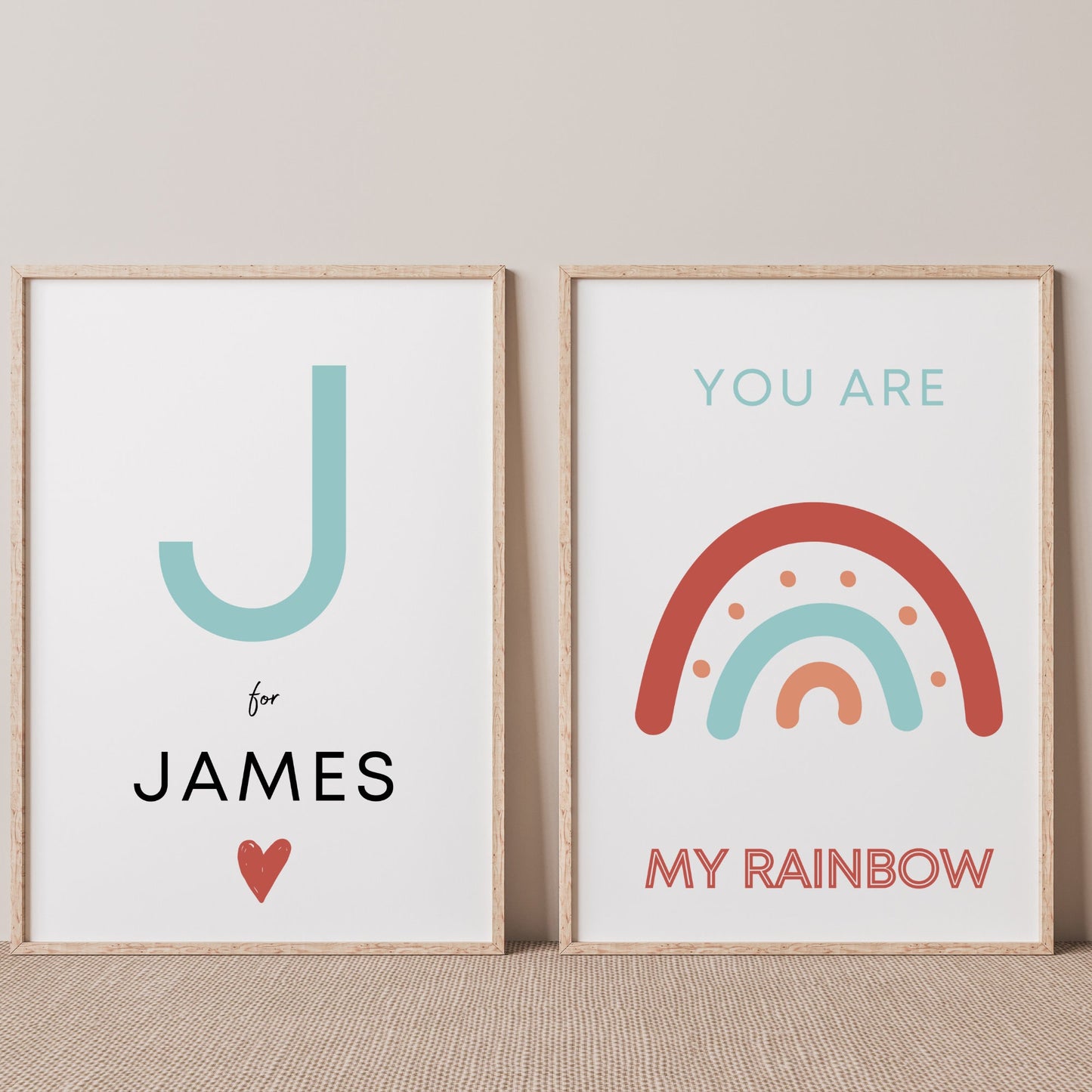 Printable Initial Wall Art