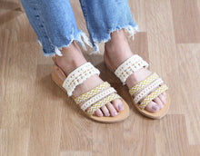 Load image into Gallery viewer, Chevron Strappy Sandals
