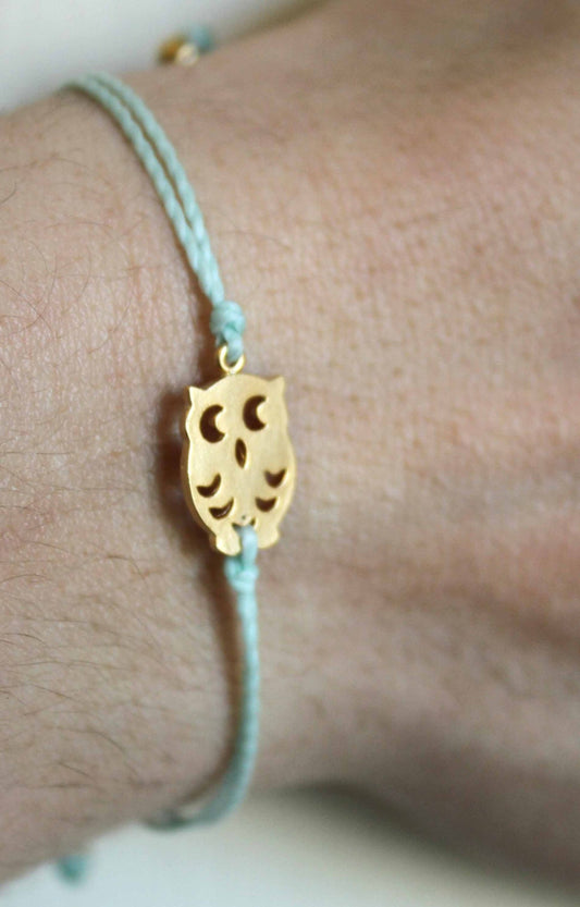 Βραχιόλι με κουκουβάγια