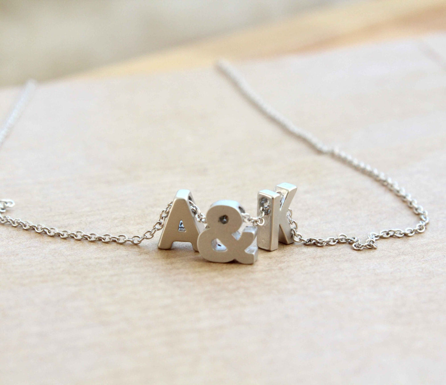 2 Initial Necklace