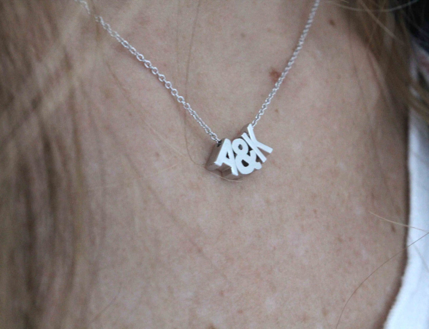 2 Initial Necklace