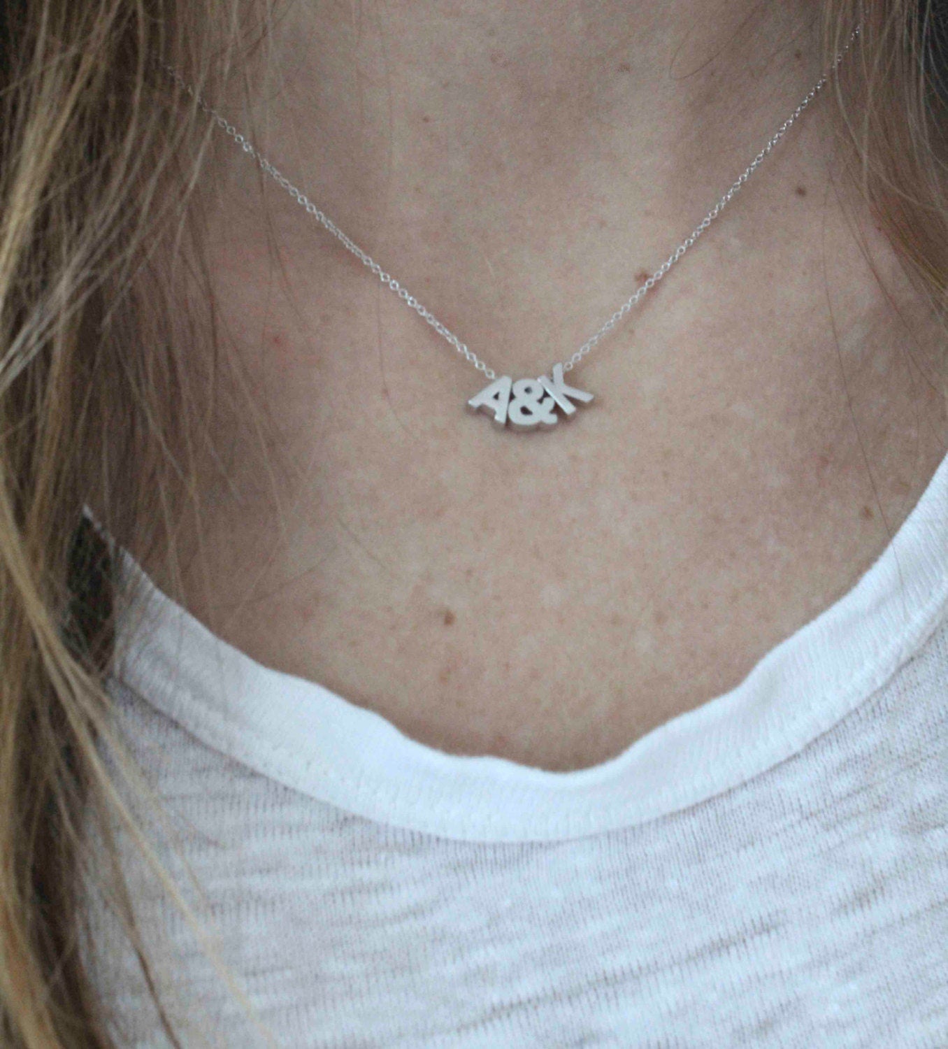 2 Initial Necklace