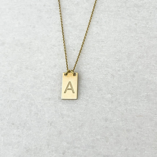 Tiny Tag Necklace