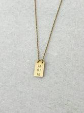 Load image into Gallery viewer, Tiny Tag Necklace
