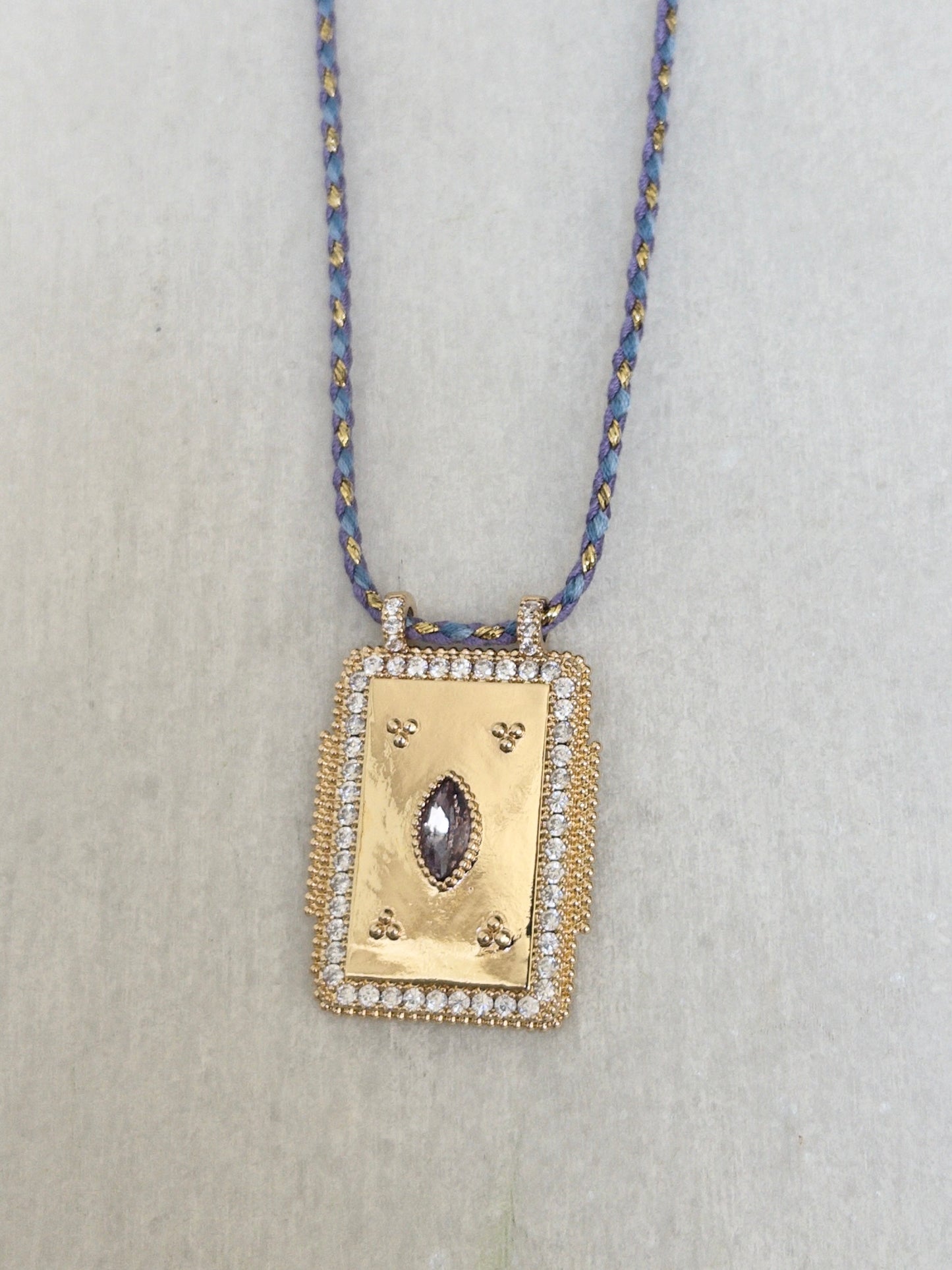 Purple Eye Necklace