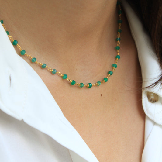Short Rosary Necklace