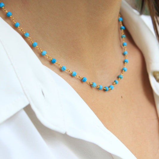 Short Rosary Necklace