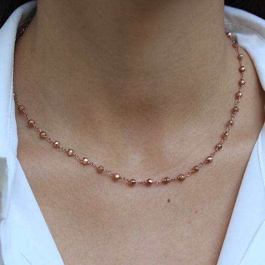 Short Rosary Necklace