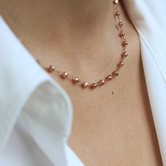 Short Rosary Necklace
