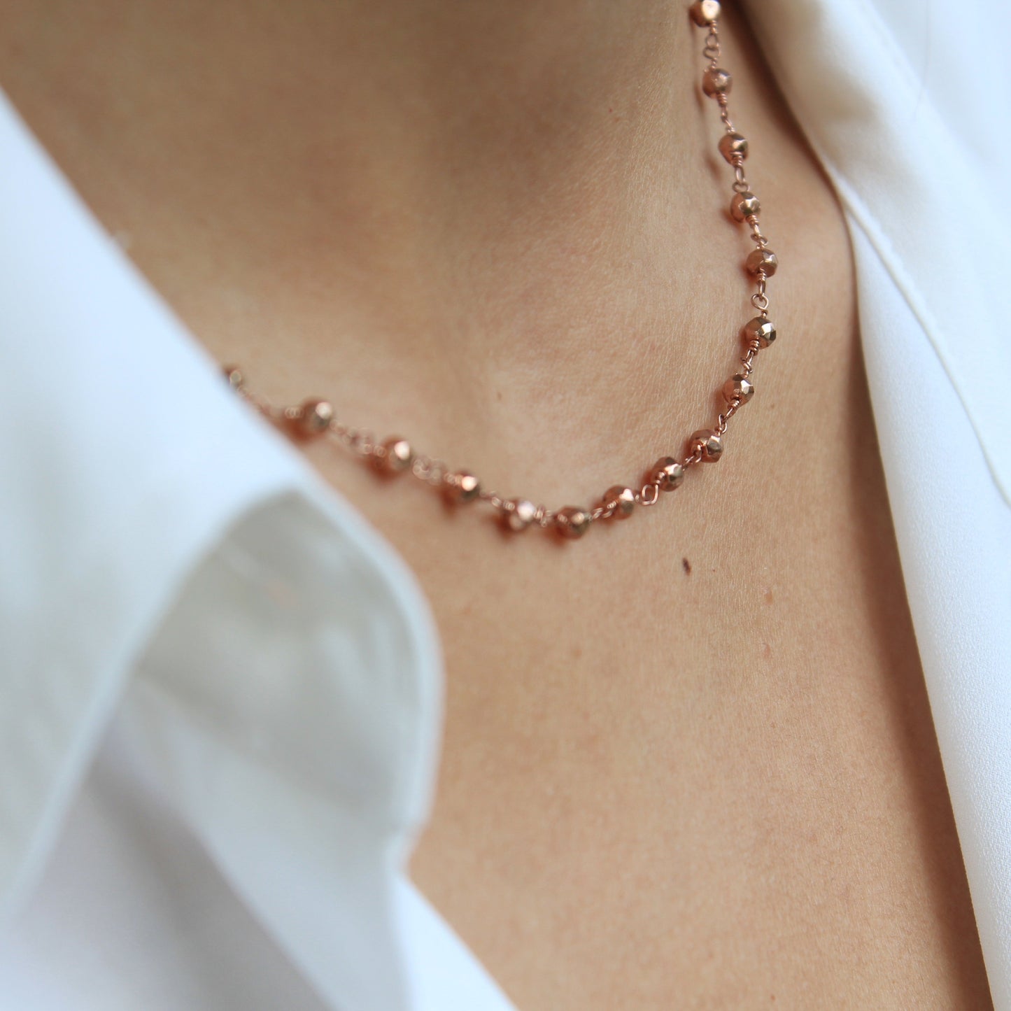 Short Rosary Necklace