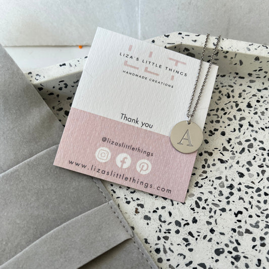 Circle Tag Necklace