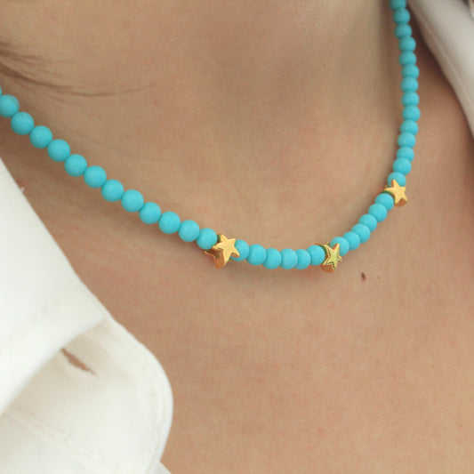 Turquoise Stone Necklace