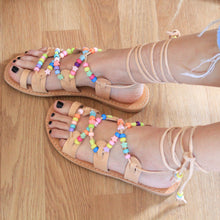 Load image into Gallery viewer, Multicolor Gladiator Sandals
