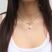 Load image into Gallery viewer, Charm Paperclip Chain Necklace
