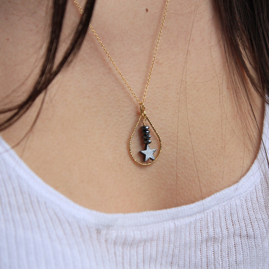 Star Drop Necklace