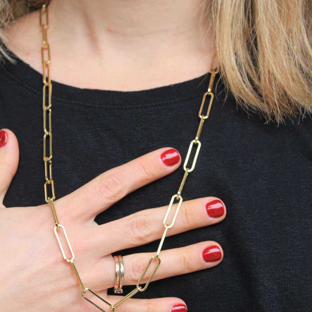 Paperclip Chain Necklace