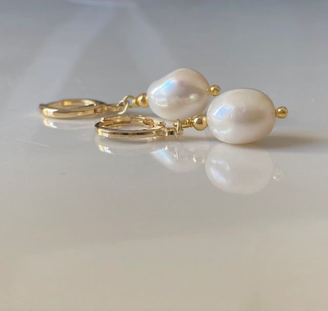 Pearl Hoops