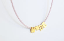 Load image into Gallery viewer, Beaded Letter Necklace
