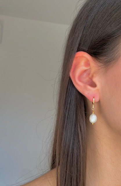 Pearl Hoops
